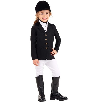 Halloweencostumes.com 4t Toddler Equestrian Costume, Black/white : Target