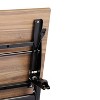 Emma and Oliver Heavy-Duty Flip Top Training Table with Nesting Design, Privacy Panel, Y-Legs, Tabletop, Metal Frame - 3 of 4