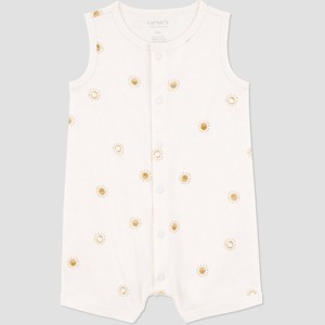 Carter's Just One You® Baby Sun Romper - Cream - 1 of 3