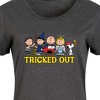 Women's Peanuts Tricked Out Graphic T-shirt Dress - Heather Charcoal - Small - 2 of 4
