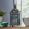 Candle Lantern, Vintage Style Decorative Lantern, 15.5"/23.25"H Hanging Lantern, Lanterns Decorative Outdoor Indoor - 2 of 4