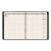 Recycled Monthly Planner with Perforated Memo Section, 8.75 x 7, Black Cover, 12-Month (Jan to Dec): 2026 - 2 of 4