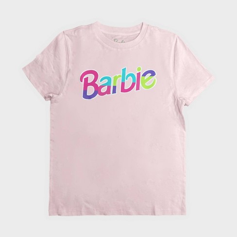 WHITE PINK T-SHIRT BARBIE