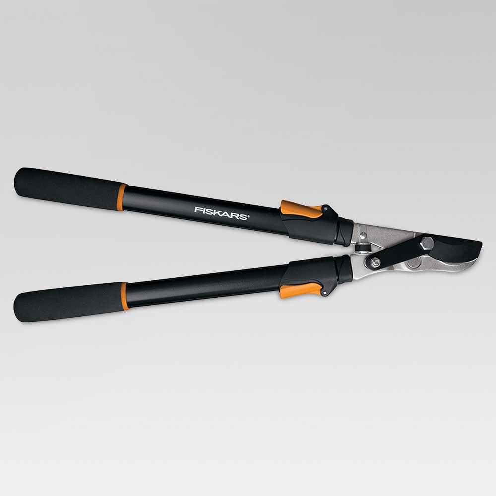 Fiskars Telescopic Lopper with Power-Lever  Steel Blade and SoftGrip Handle
