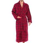 Men's Lightweight Flannel Robe, Soft Cotton