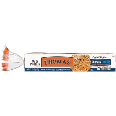 Thomas Cinnamon Protein English Muffin - 12oz