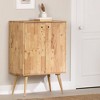 Kodali Solid Wood Buffet with Wine Storage Natural Wood - South Shore - 4 of 4