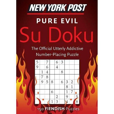 New York Post Pure Evil Su Doku - by  Harpercollins Publishers Ltd (Paperback)