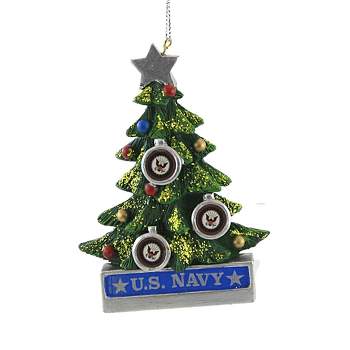 KURT S. ADLER INC 4.5 Inch U.S. Navy Tree Ornament Service Military Christmas Tree Ornaments