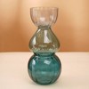 AZL1 Life Concept Decorative Vases, Artistic Mouth-Blown Glass Vase for Modern Tabletop and Living Room Centerpiece, Green, 6.5"*6.5"*14" - 4 of 4