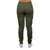 Galaxy By Harvic Women's  Loose Fit Cotton Stretch Twill Cargo Joggers - 2 of 4