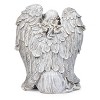Roman 11" Cardinal Memorial Angel Resin Outdoor Garden Statue Gray - 4 of 4