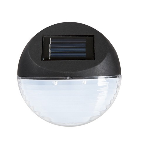 Battery powered store solar lights