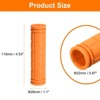 Unique Bargains Rubber Non-Slip Mushroom Bike Fit 7/8" Handlebar Grips 4.53" 2 Pairs - 2 of 4