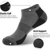 TIME HOLLOW Gray Breathable Cushioned Ankle Socks - 3 of 3