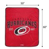 NHL Carolina Hurricanes Vintage Arch Block Ultra Soft Blanket: Sports Team Logo Plush - 3 of 3