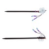 Unique Bargains Hair Chopstick Black White 1 Pc - 4 of 4
