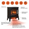 18 inch 3D Flame Electric Infrared Quartz Fireplace Stove with remote control - 4 of 4