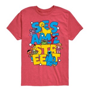 Boys' - Sesame Street - SS Stacked Short Sleeve Graphic T-Shirt - 1 of 4