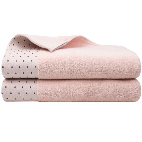 PiccoCasa Hand Towel Set Soft 100% Combed Cotton Luxury Towels Highly  Absorbent Bath Towel Misty Rose 6pcs