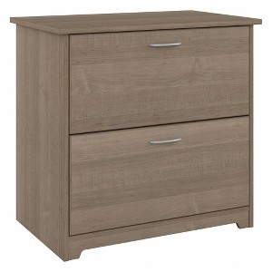 Cabot 2 Drawer File Cabinet Ash Gray - Bush Furniture: Transitional Style, Open-Safe Drawers, MDF Laminate - 1 of 4