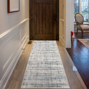 GAOMON Area Rug Modern Faux Linen Texture Area Rug Abstract Accent Carpet Non-Slip Low-Pile Rugs for Living Room - 1 of 4