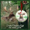 Lomsoe Moose Christmas Ornament Moose Xmas Ornaments Farm Animal Lover Gift Rustic Holiday Decor Christmas Tree Ornament Christmas Gift - 4 of 4