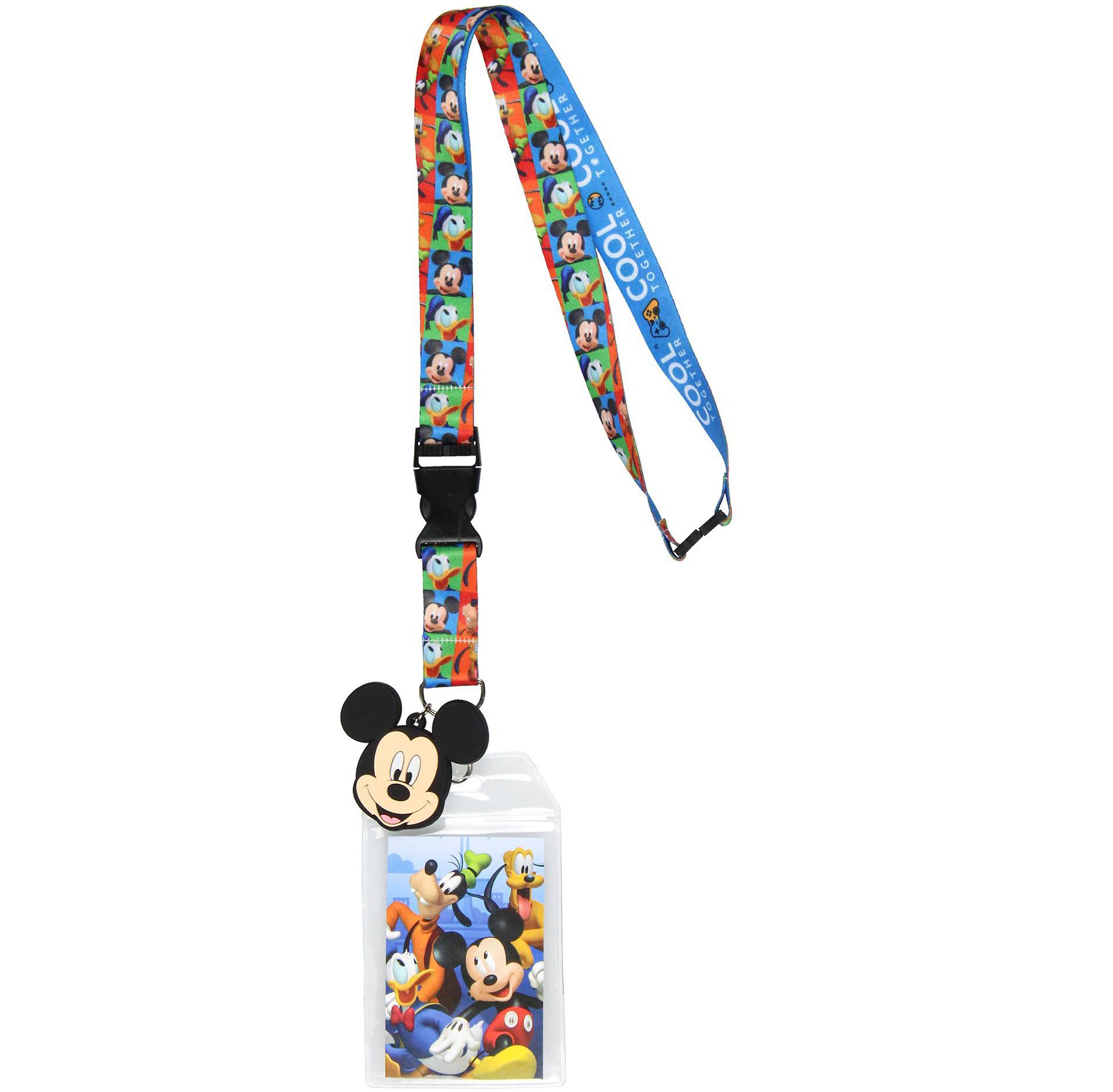 Disney Mickey and Friends The Cool Crew Lanyard with ID Badge Holder
