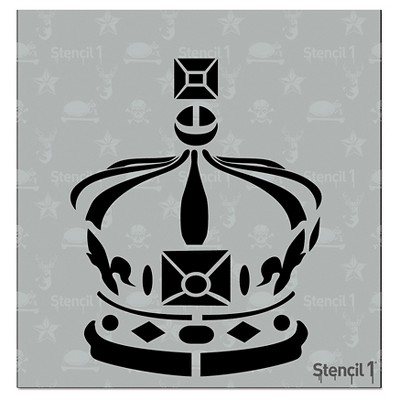 Stencil1 Crown - Stencil 5.75" x 6"