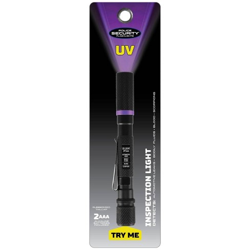 Mini Pocket Black Light Flashlight AHOME UV 395nm LED Penlight Torch 2AAA