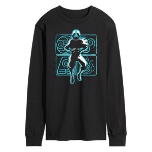 Men's - Avatar: The Last Airbender - Aang Airbending Long Sleeve Graphic T-Shirt - 1 of 4