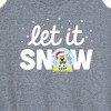 Women's - SpongeBob SquarePants - Let It Snow Graphic Racerback Tank - 2 of 4