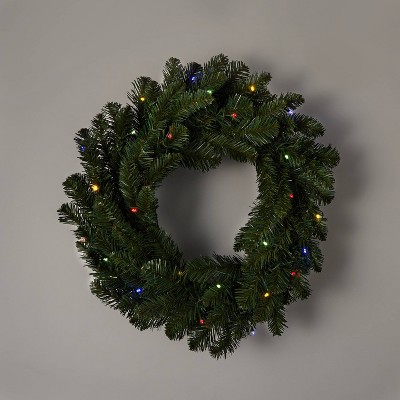 Northlight Red, Green, and Silver Jingle Bell Christmas Wreath, 9-Inch,  Unlit