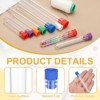 Unique Bargains Plastic Portable Craft Knitting Sewing Needle Storage Holders 16 Pcs - 3 of 4