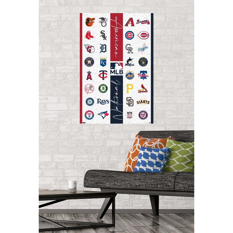 Trends International MLB League - Logos 23 Unframed Wall Poster Prints, 2 of 7