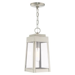 Livex Lighting Oslo 1 - Light Pendant in  Brushed Nickel - 1 of 2