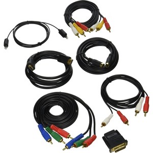 HDTV Audio/Video Connection Kit for Streaming with HDMI, Toslink, Component Cables, 6 ft. - 1 of 2