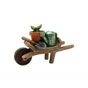 Marshall Home & Garden Fairy Garden Woodland Knoll, Gardener Wheelbarrow - 1 of 1