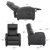 IULULU Recliner Chair, Home Theater Seat with Lumbar Support for Living Room - 4 of 4