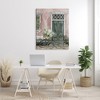 Stupell Industries Spring Bicycle Lush Floral Bouquet Vintage City Architecture, 48" x 36" - 2 of 4