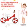Infans Kids Balance Bike Toddler Training Bicycle w/ Feetrests for 2-5 Years Old Red - 4 of 4