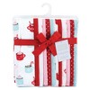 Hudson Baby Infant Girl Cotton Flannel Burp Cloths Bundle, Hot Cocoa, One Size - 2 of 4