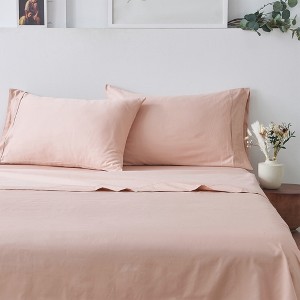 400 Thread Count 100% Cotton Sateen Sheet Set by Verlee - 1 of 4