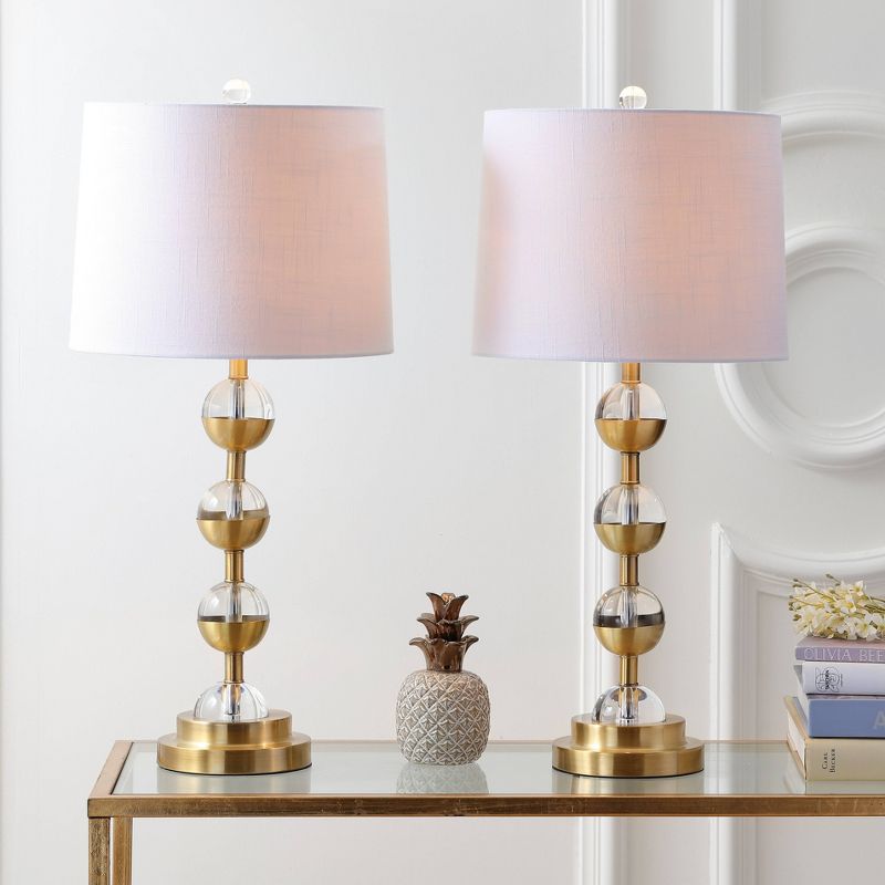 27.5&#34; (Set of 2) Avery Crystal Table Lamp (Includes LED Light Bulb) - JONATHAN Y, 3 of 6