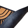 BirdRock Home 24 x 36 Half Round Doormat - tan, black - 4 of 4