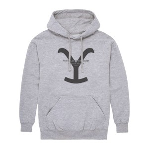 Men's - Yellowstone - Yellowstone Logo Graphic Fleece Pullover Hoodie - 1 of 4