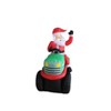 A Holiday Company 5ft Tall North Pole Lawn Care Santa on Lawnmower, 5 ft Tall, Multi - 4 of 4