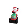 A Holiday Company 5ft Tall North Pole Lawn Care Santa On Lawnmower, 5 ...