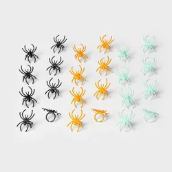 24ct Spider Ring Halloween Party Favors - Hyde & EEK! Boutique™