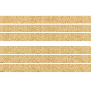 Teacher Created Resources® Wonderfully Wild Golden Textile Straight Border Trim, 35 Feet Per Pack, 6 Packs - 1 of 3